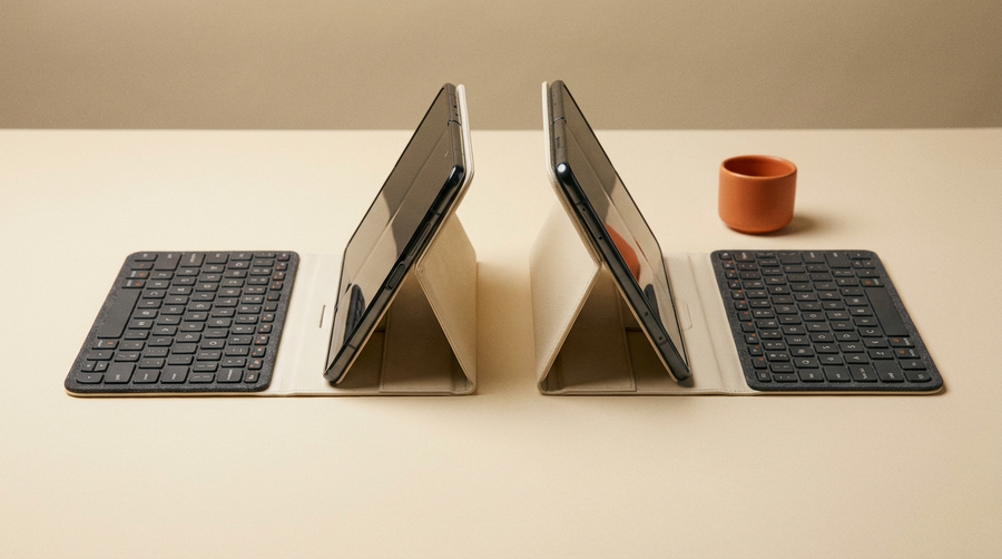 Scribe K1 vs Folio K1: ¿Cuál funda con teclado inalámbrico para Galaxy Z Fold gana?
